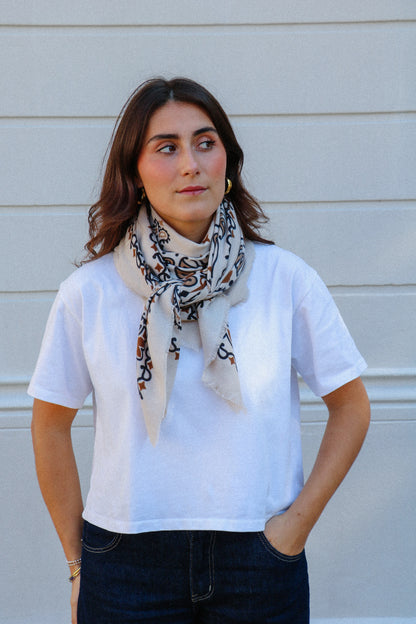 Foulard Beige