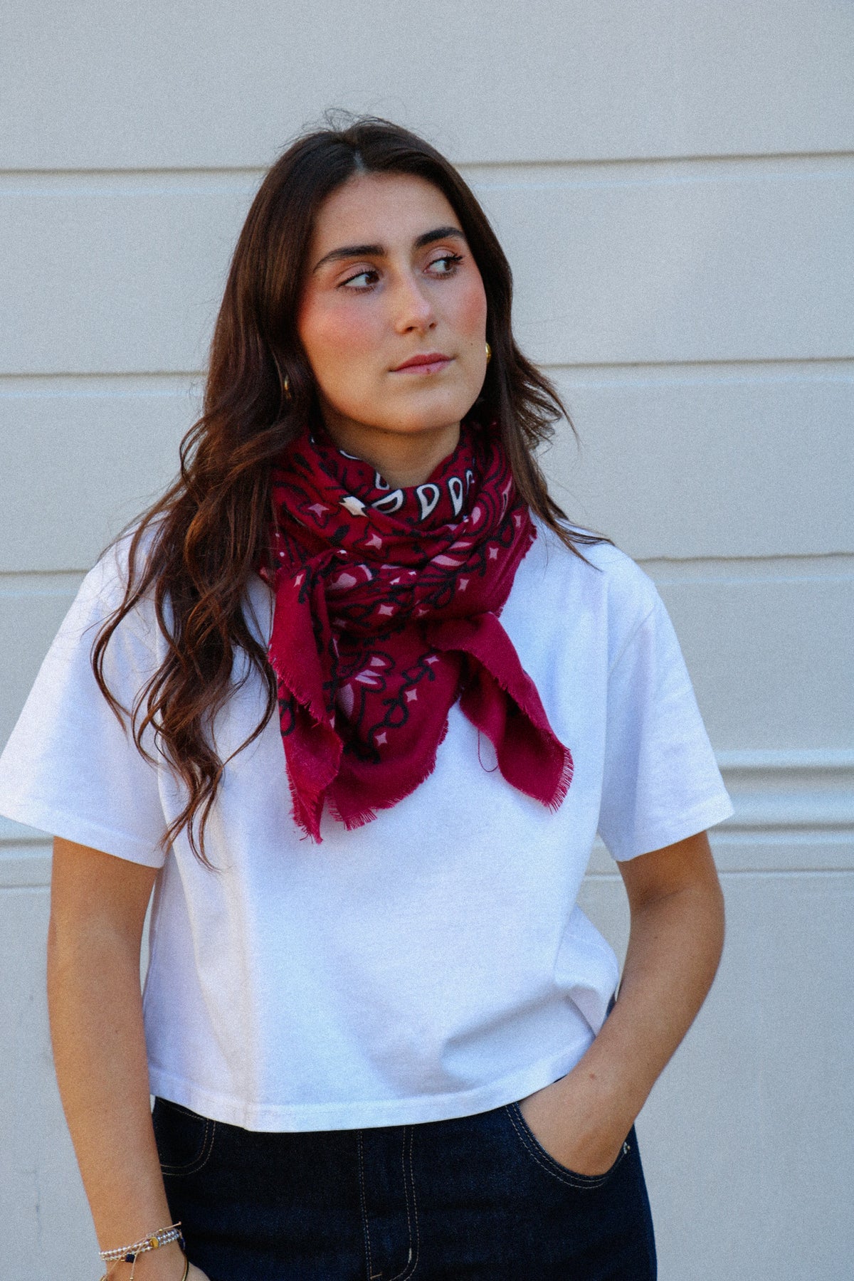 Foulard Burgundy