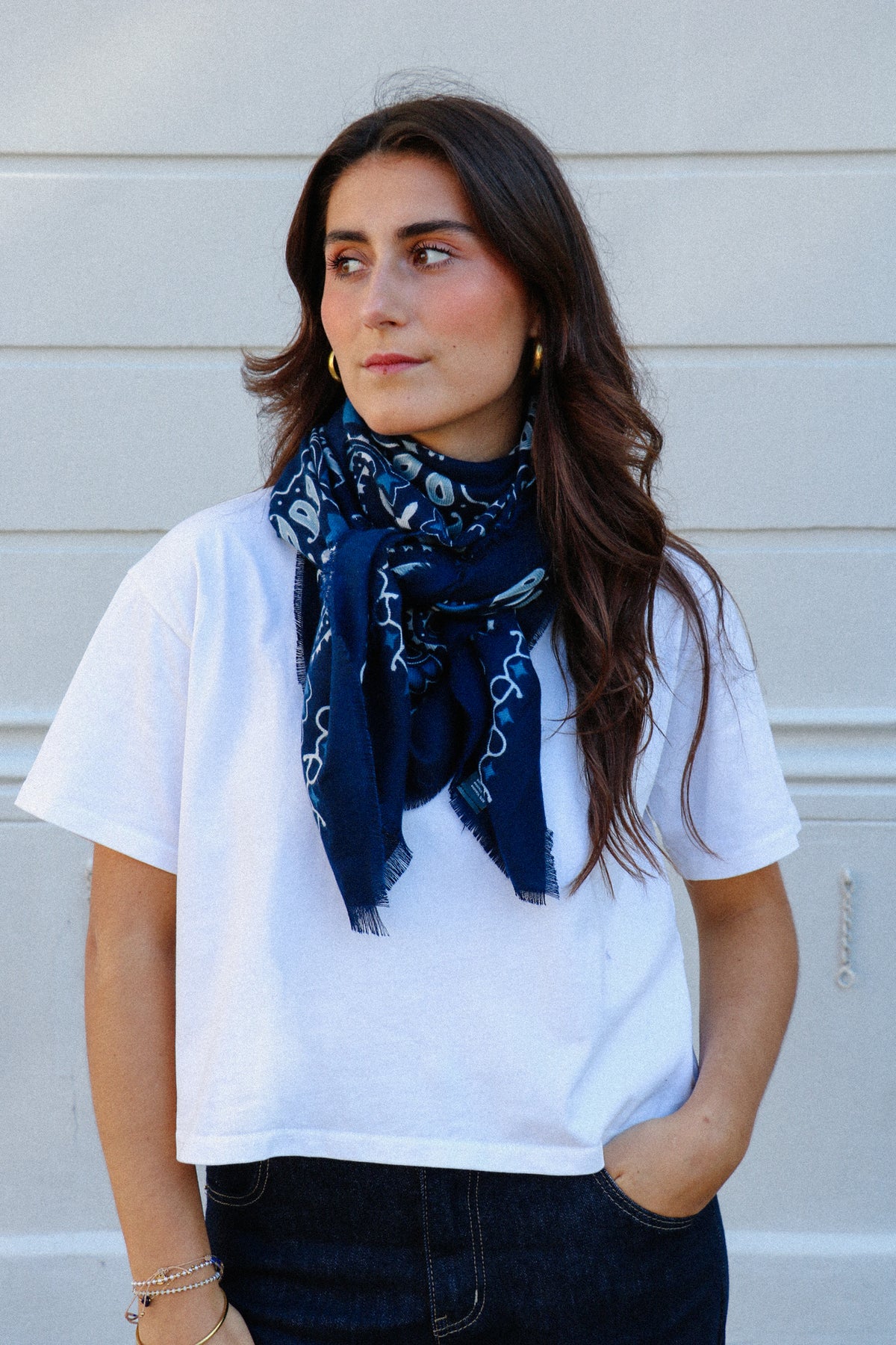 Foulard Navy